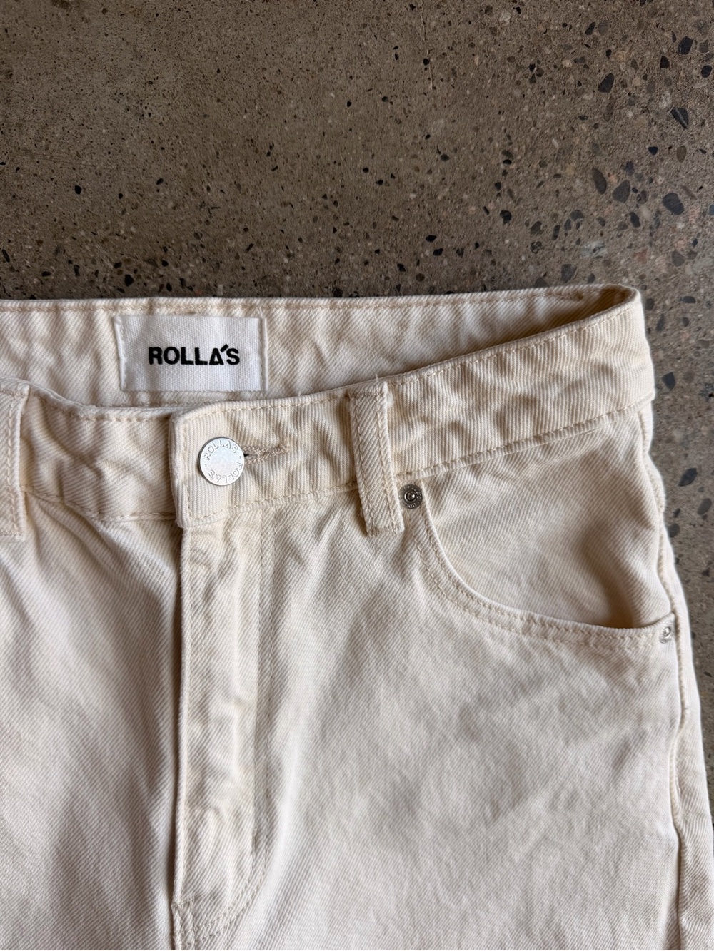 ROLLA'S dusters slim high rise botocut